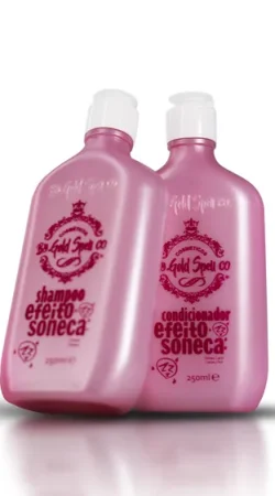 SHAMPOO E CONDICIONADOR ROSA